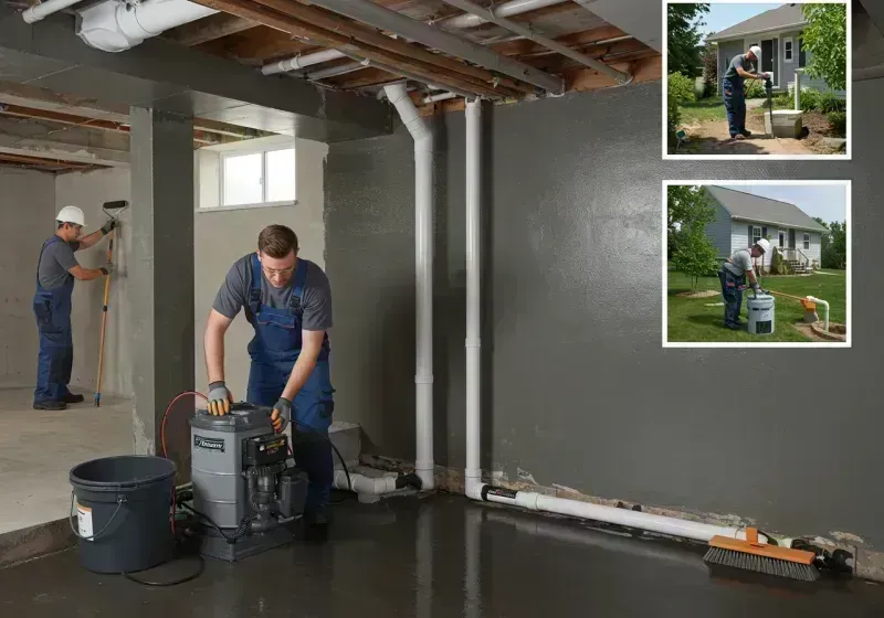 Basement Waterproofing and Flood Prevention process in Preston Heights, IL